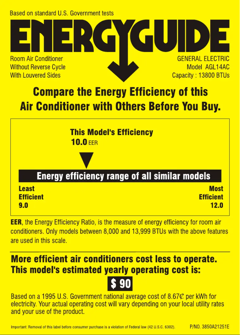 Image de la première page du manuel de l'appareil AGL14AC