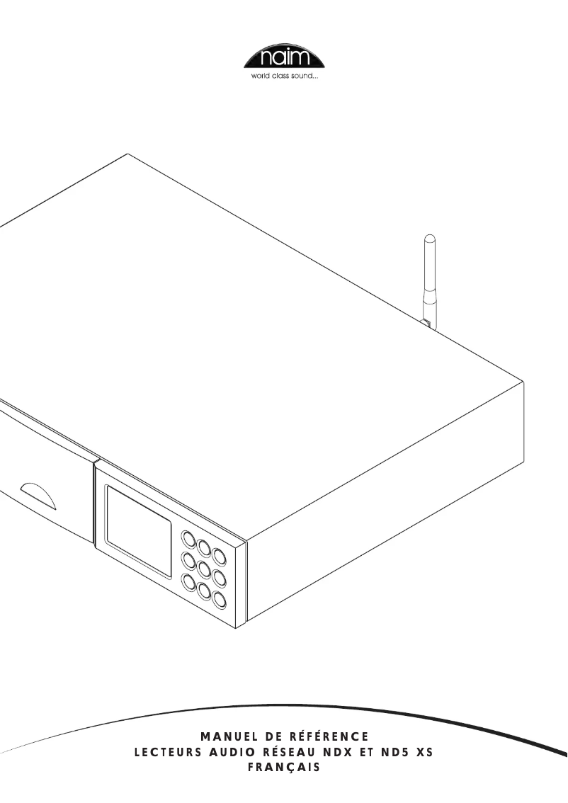 Page n°1 - Manuel utilisateur Naim ND5 XS