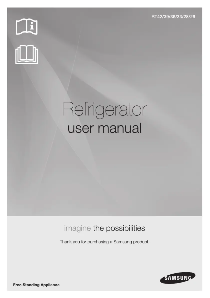 Page n°1 - Manuel utilisateur Samsung RT39HDJTESP