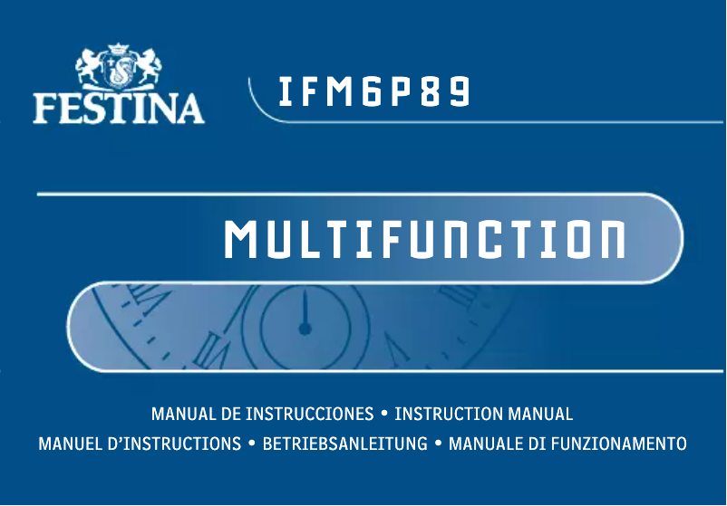 Image de la première page du manuel de l'appareil F16494