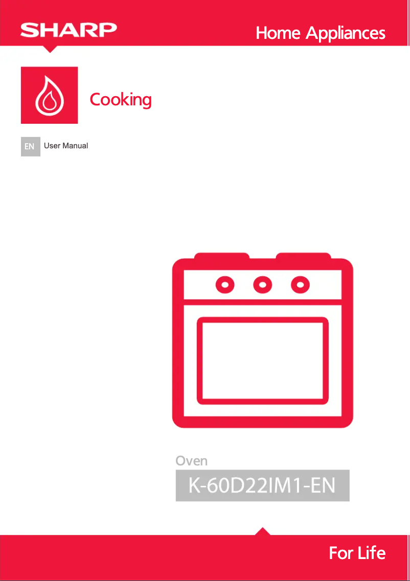 Page n°1 - Manuel utilisateur Sharp K-60D22IM1