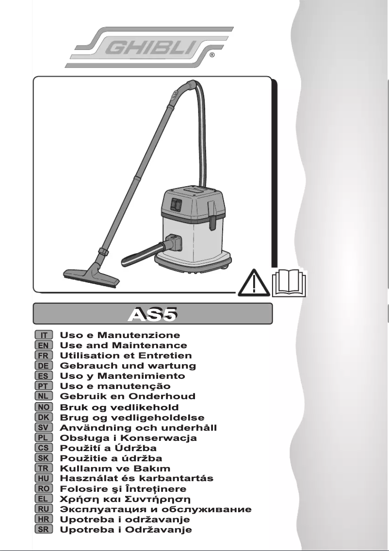 Página 1 del manual Manual de usuario Ghibli AS5