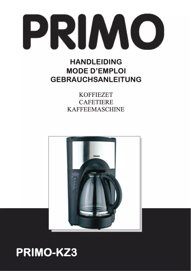Image de la première page du manuel de l'appareil KZ3