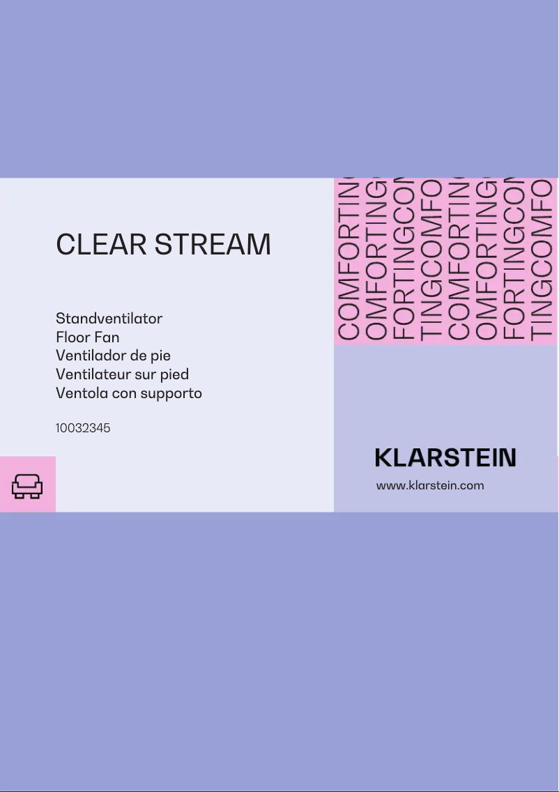 Page n°1 - Manuel utilisateur Klarstein Clear Stream