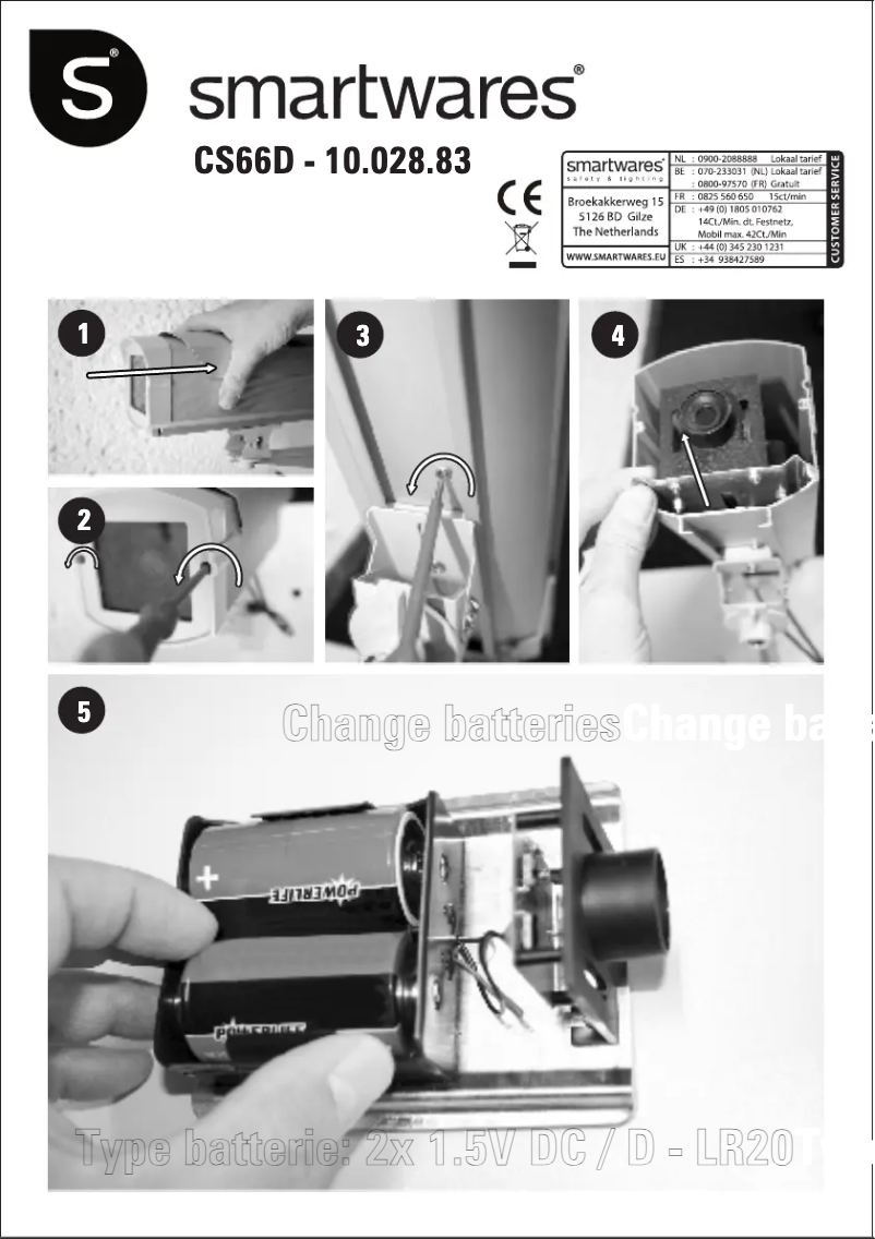 Image de la première page du manuel de l'appareil CS66D