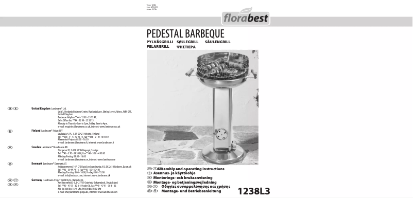 Page n°1 - Manuel utilisateur Florabest IAN 46344