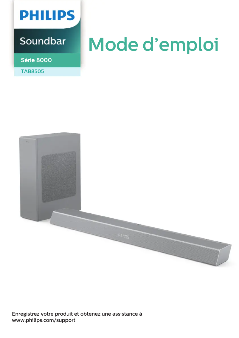 Página 1 del manual Manual de usuario Philips TAB8505