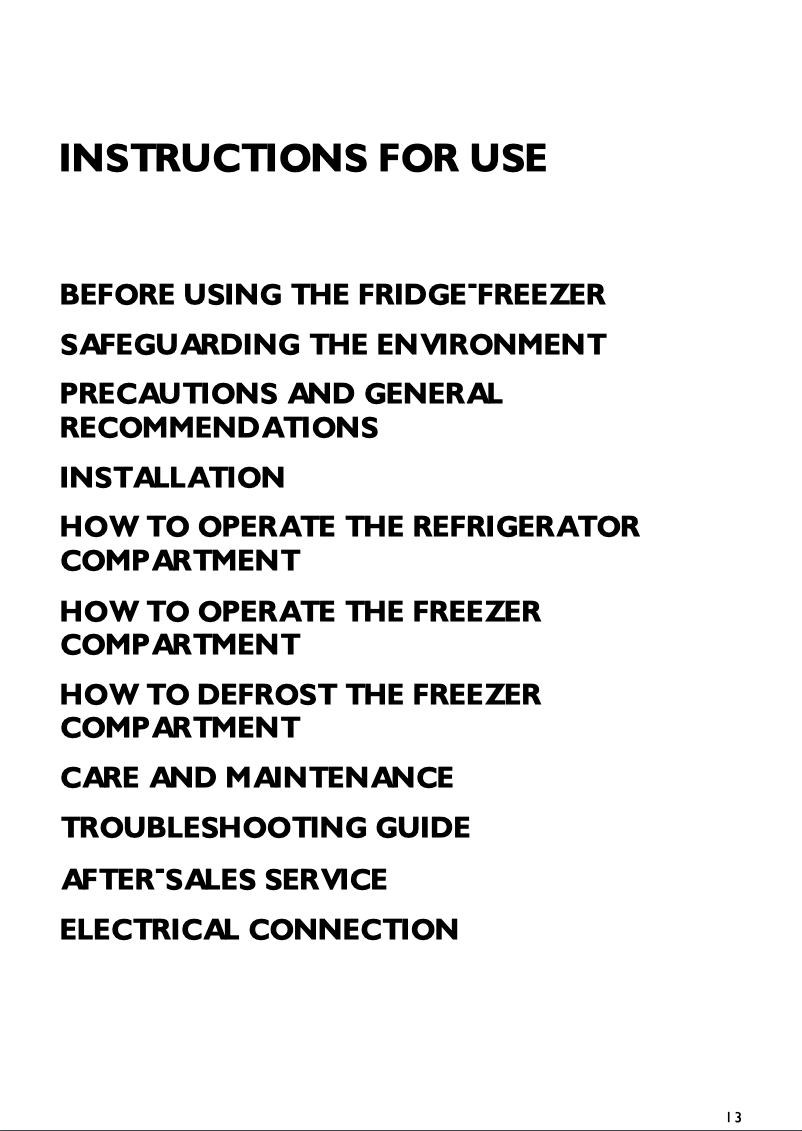 Image de la première page du manuel de l'appareil ARC 5551 AL