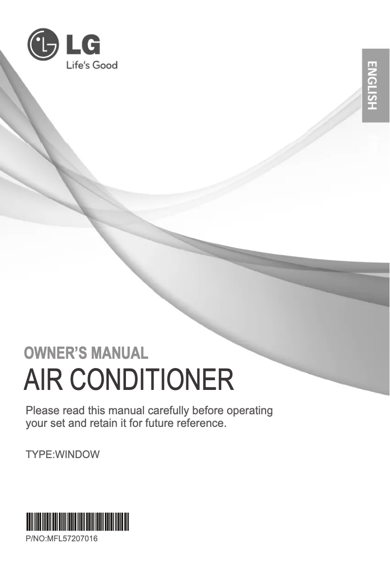 First page image of the manual for LA060MB