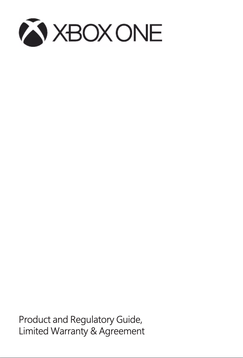 Page 1 de la notice Manuel utilisateur Microsoft Xbox One