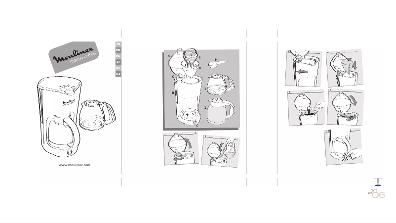 Imagen de la primera página del manual del dispositivo Thermo CJ600530