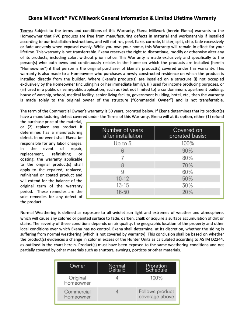 Image de la première page du manuel de l'appareil Surface Mount PVC Gable Vent