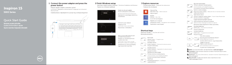 Image de la première page du manuel de l'appareil Inspiron 5545