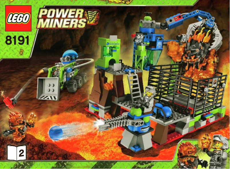 Página 1 del manual Manual de usuario Lego Power Miners 8191