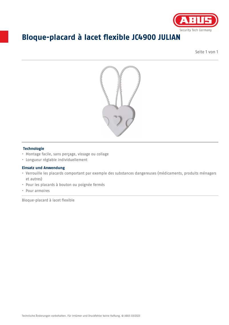 Image de la première page du manuel de l'appareil JC4900