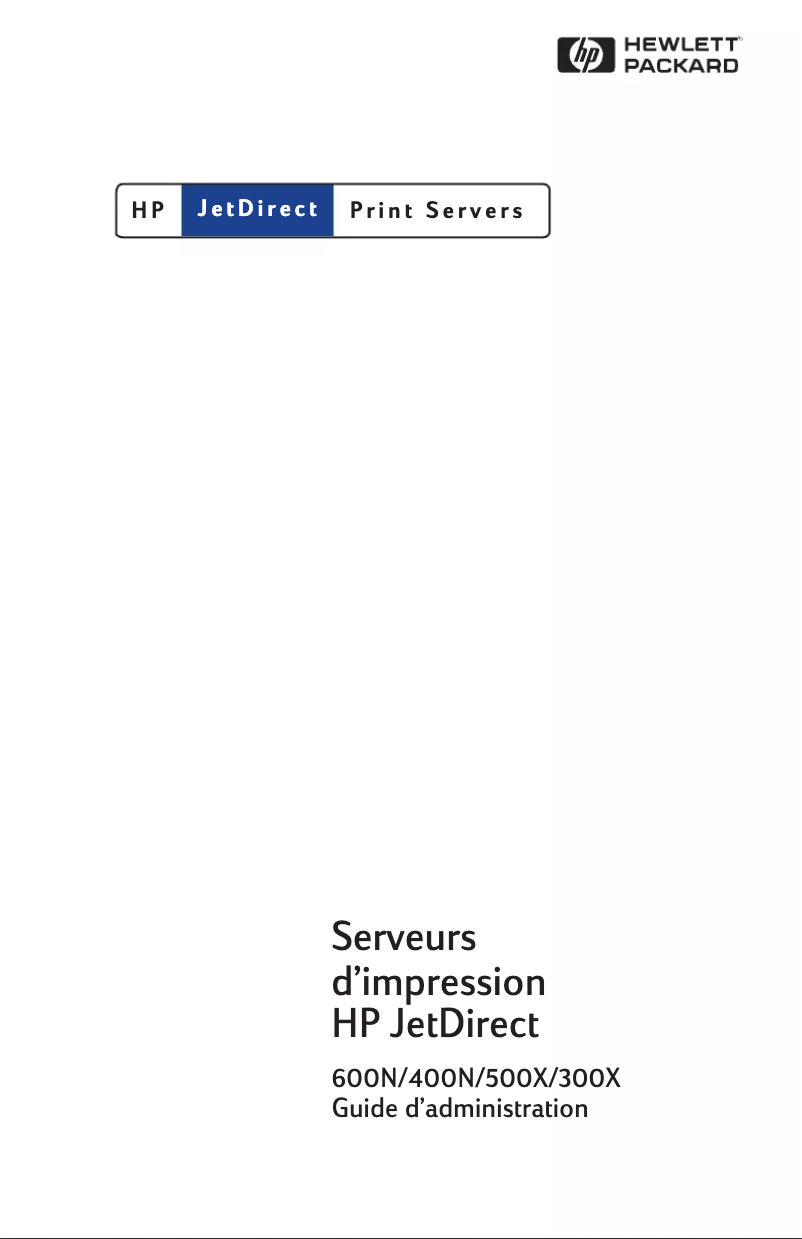 Page n°1 - Manuel utilisateur HP Jetdirect 500x