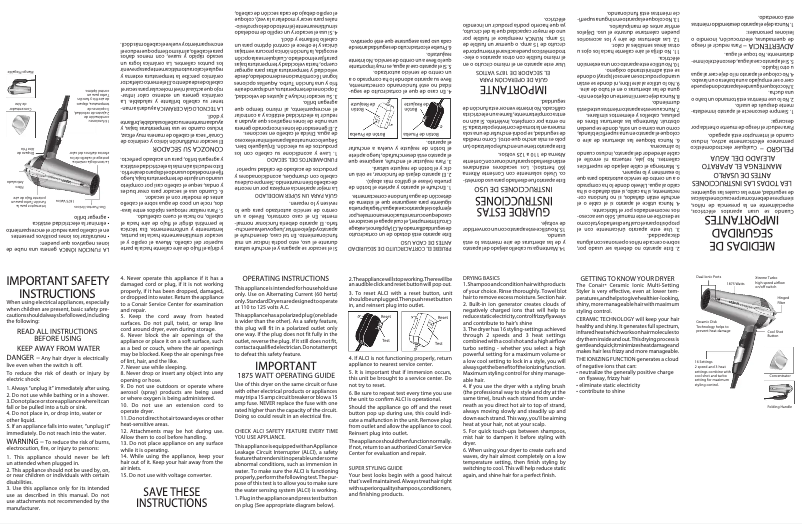 Image de la première page du manuel de l'appareil 173X