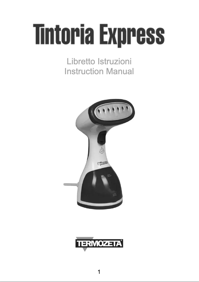 Page n°1 - Manuel utilisateur Termozeta Tintoria Express