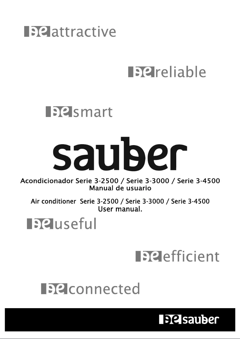 Page 1 de la notice Manuel utilisateur Sauber SERIE 3-3000