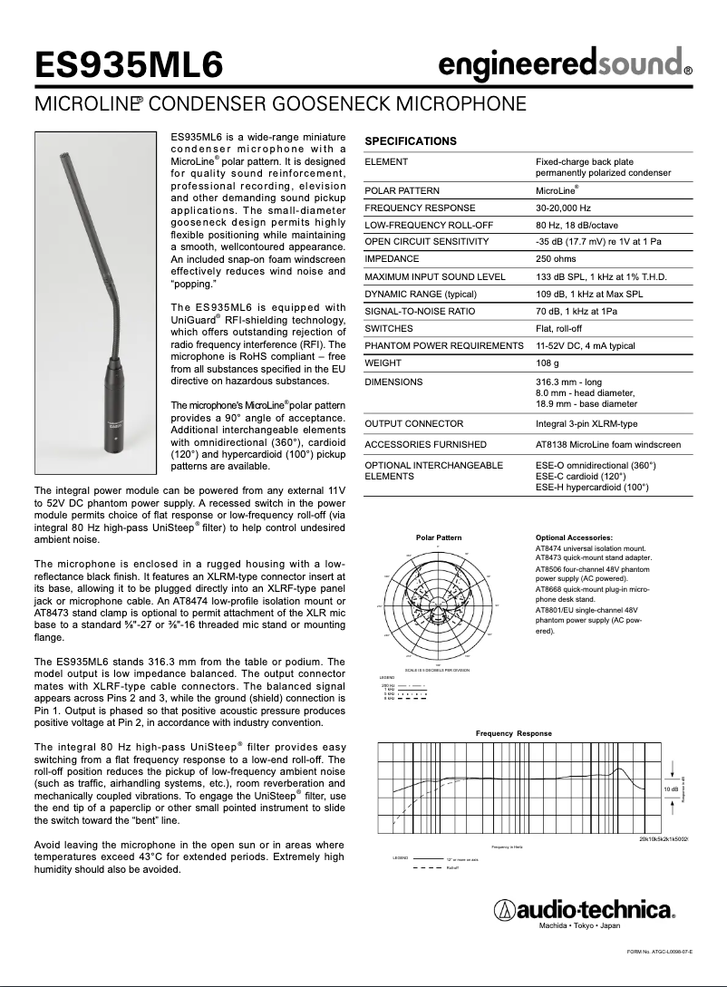 Image de la première page du manuel de l'appareil ES935ML6