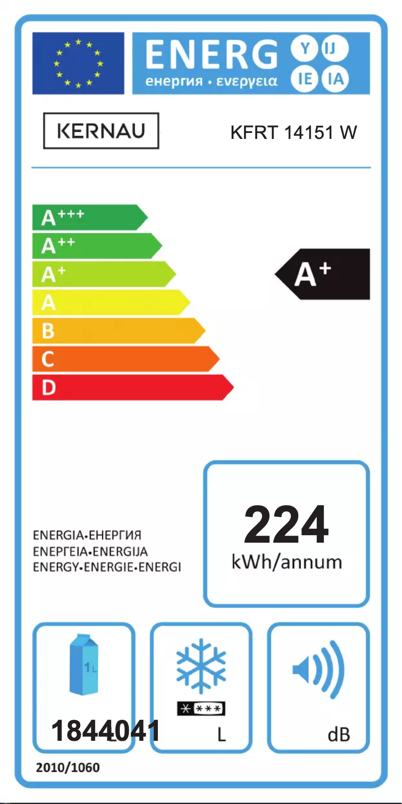 Página 1 del manual Manual de usuario Kernau KFRT 14151 W