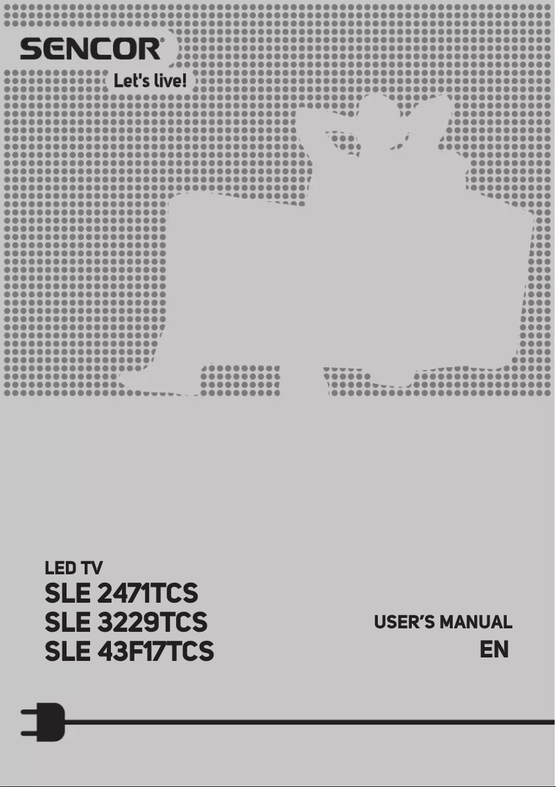 Page n°1 - Manuel utilisateur Sencor SLE 2471TCS