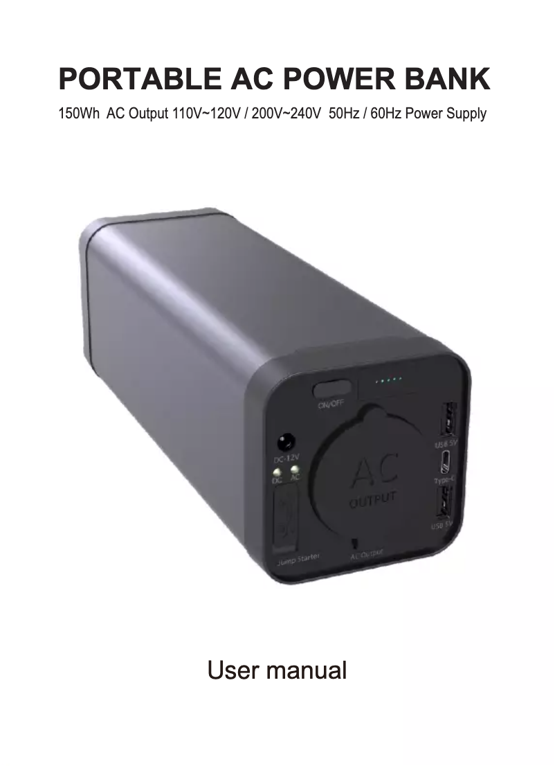 Image de la première page du manuel de l'appareil DY-BE4780