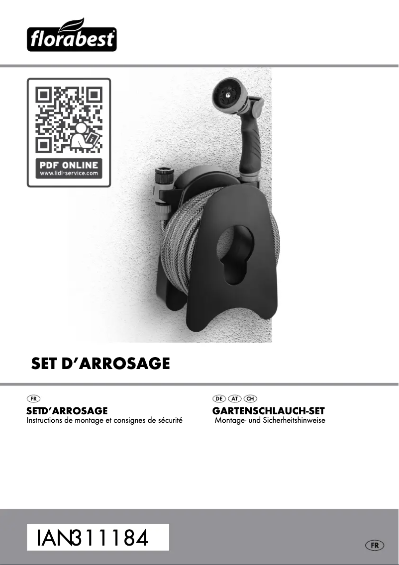 Page 1 de la notice Manuel utilisateur Florabest IAN 311184