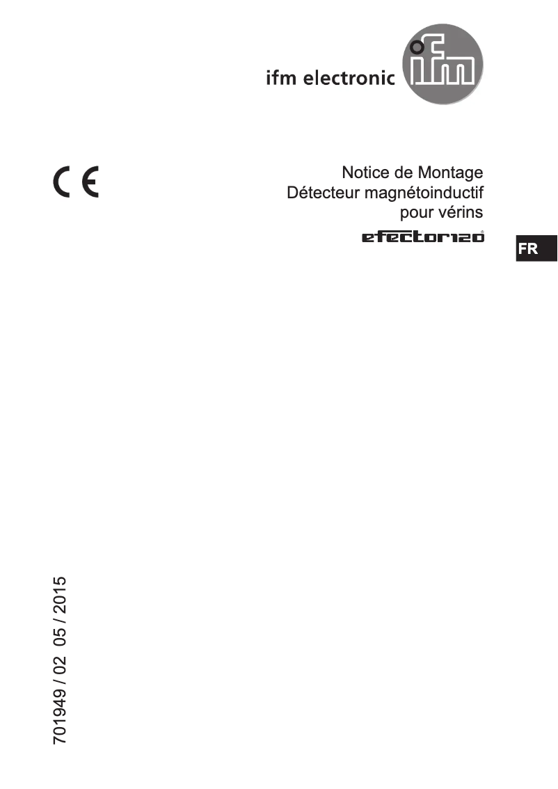 Page 1 de la notice Manuel utilisateur IFM MK5131