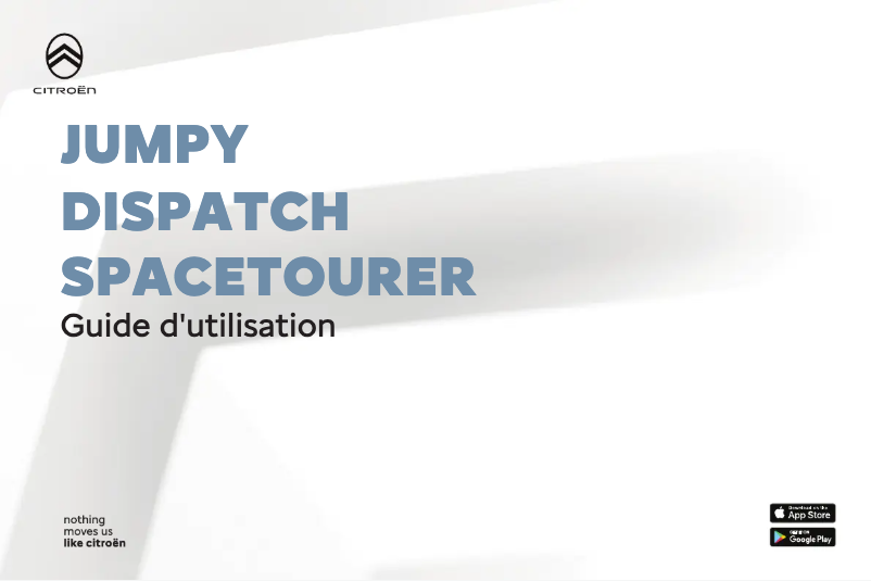 Page 1 de la notice Manuel utilisateur Citroën Spacetourer (2024)