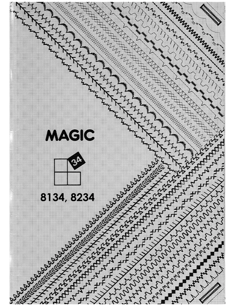 Page 1 de la notice Manuel utilisateur Singer 8134