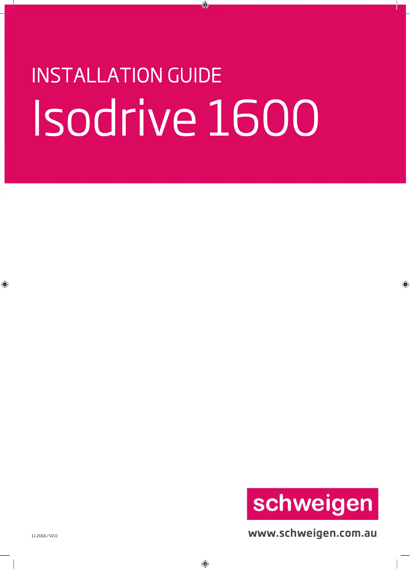 Página 1 del manual Guía de instalación Schweigen KLS-ALBB9S