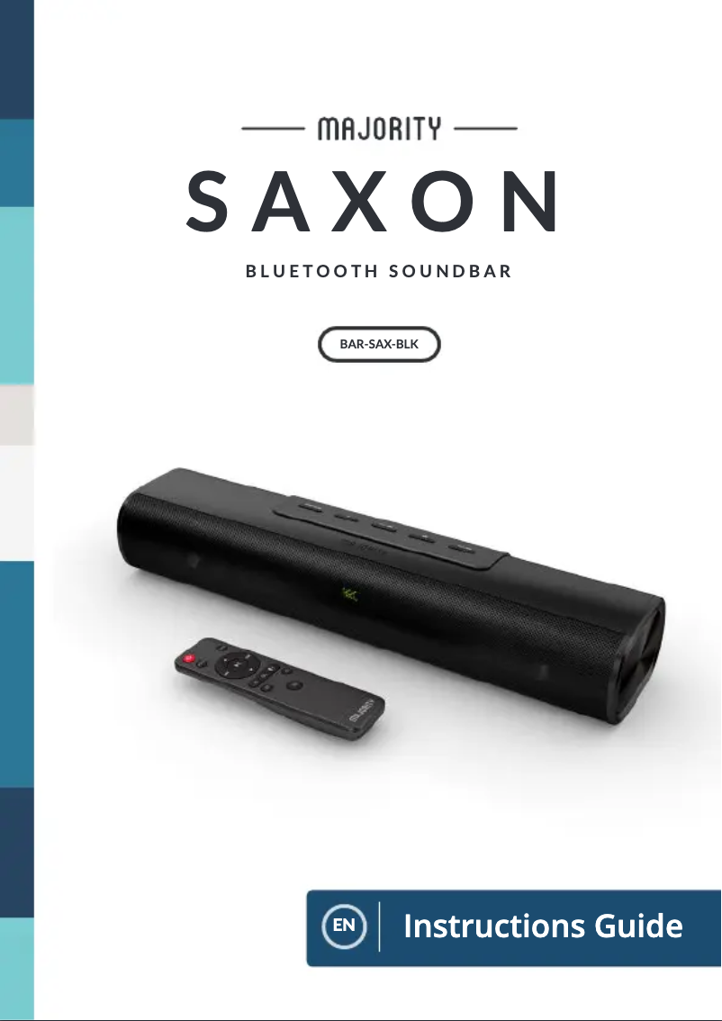 Page 1 de la notice Manuel utilisateur Majority Saxon