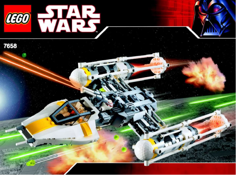 Image de la première page du manuel de l'appareil Y-wing Fighter (TM)