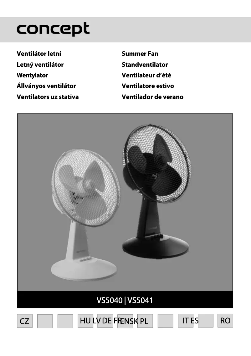 Image de la première page du manuel de l'appareil VS5041