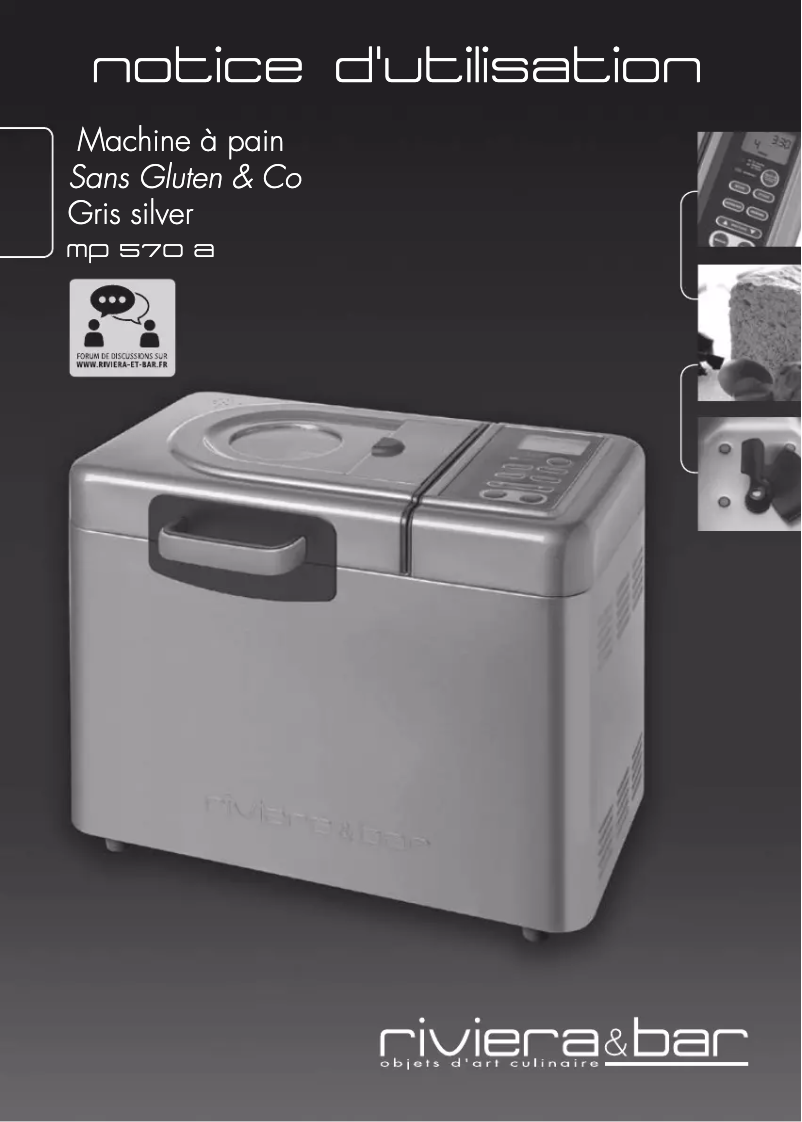 Image de la première page du manuel de l'appareil MP570A