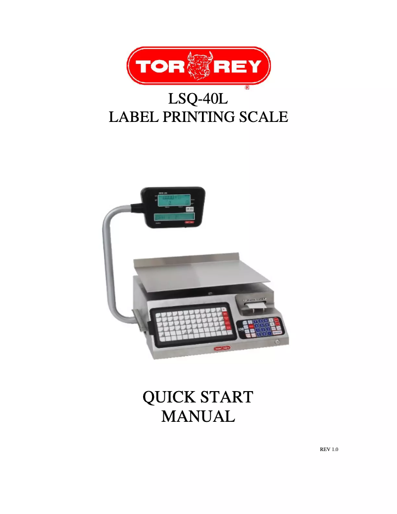 Image de la première page du manuel de l'appareil LSQ-40L