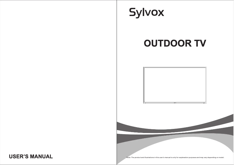 Page n°1 - Manuel utilisateur SYLVOX OT75A2KGGE