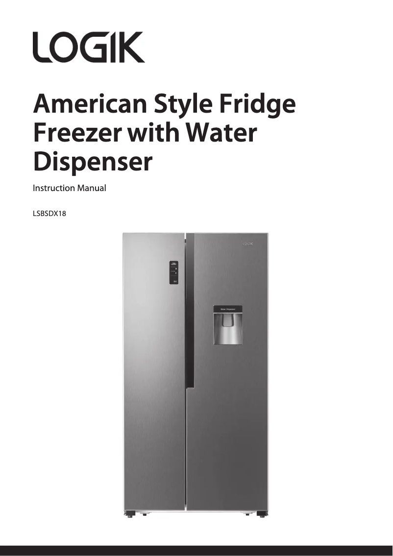 Image de la première page du manuel de l'appareil LSBSDX18