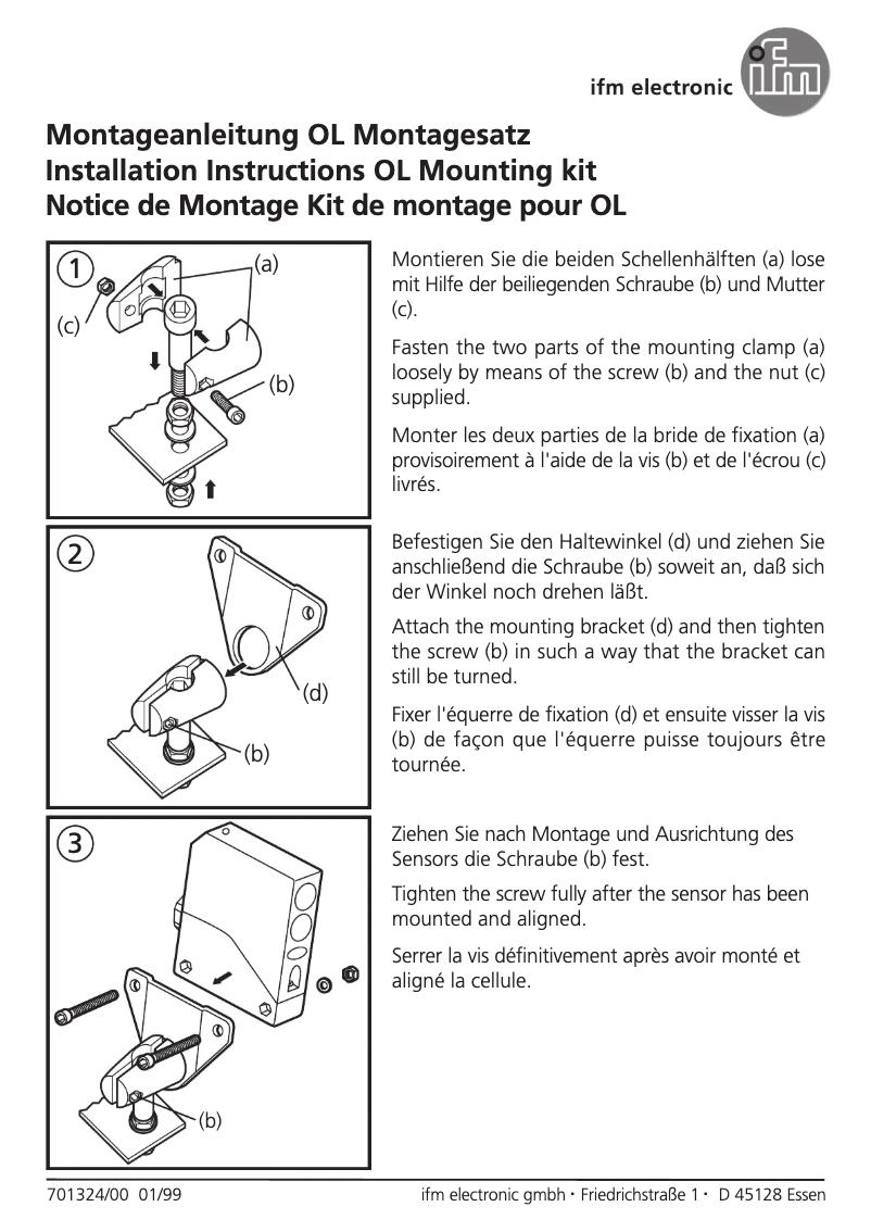 Page n°1 - Manuel utilisateur IFM E20792