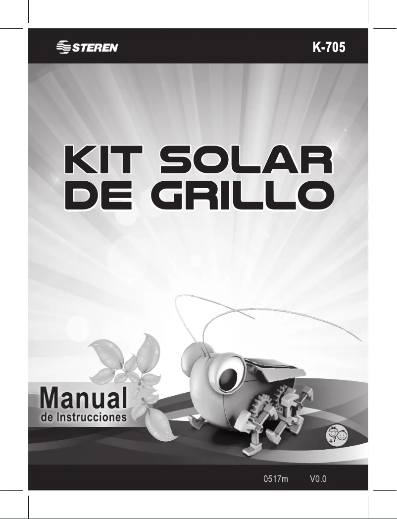 Image de la première page du manuel de l'appareil K-705-GRILLO