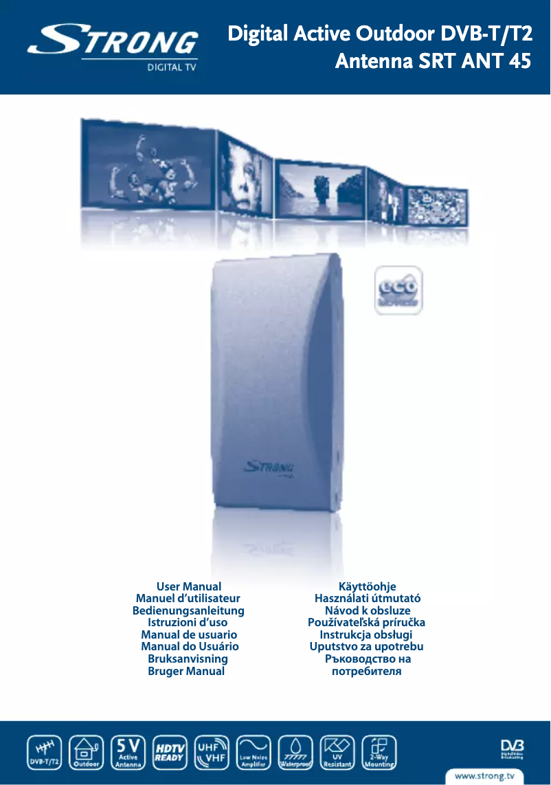 Page n°1 - Manuel utilisateur Strong DVB-T2
