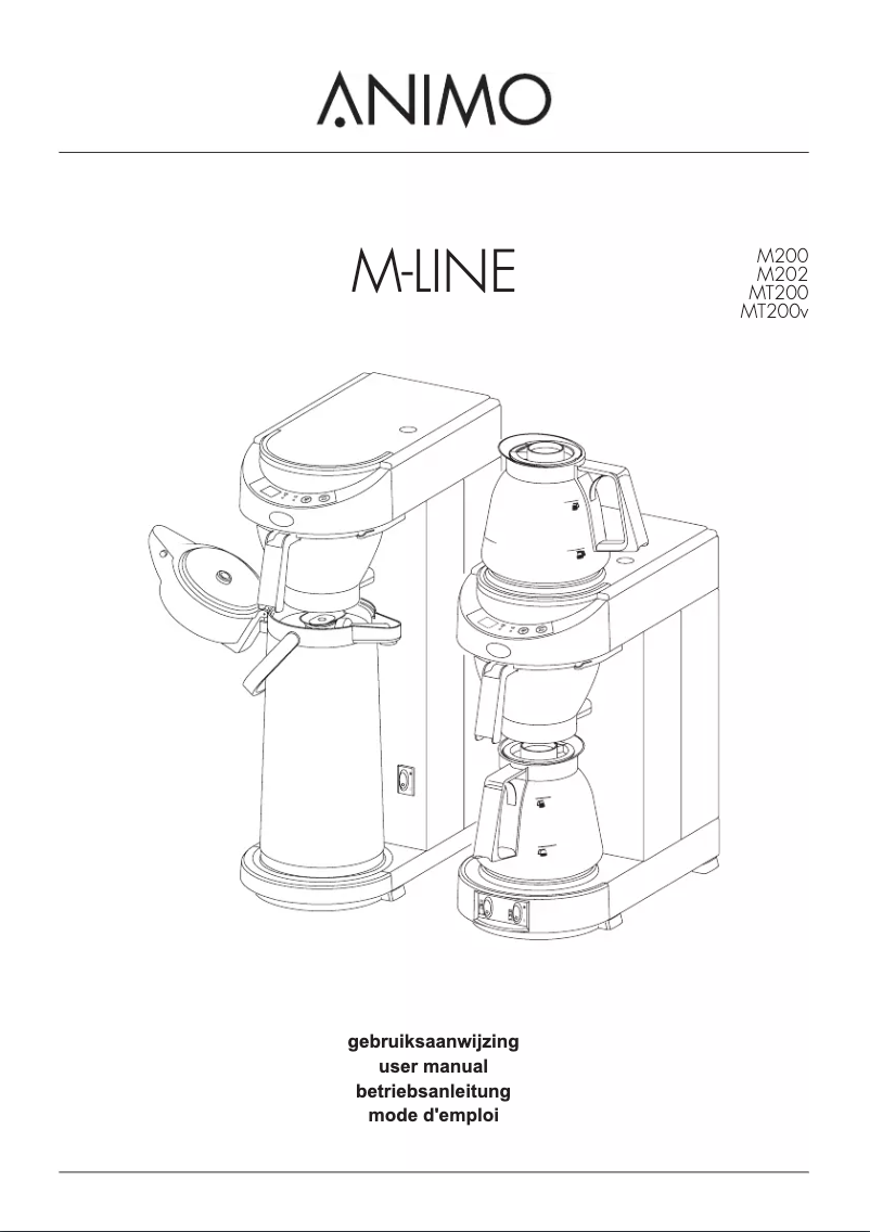 Page n°1 - Manuel utilisateur Animo M202