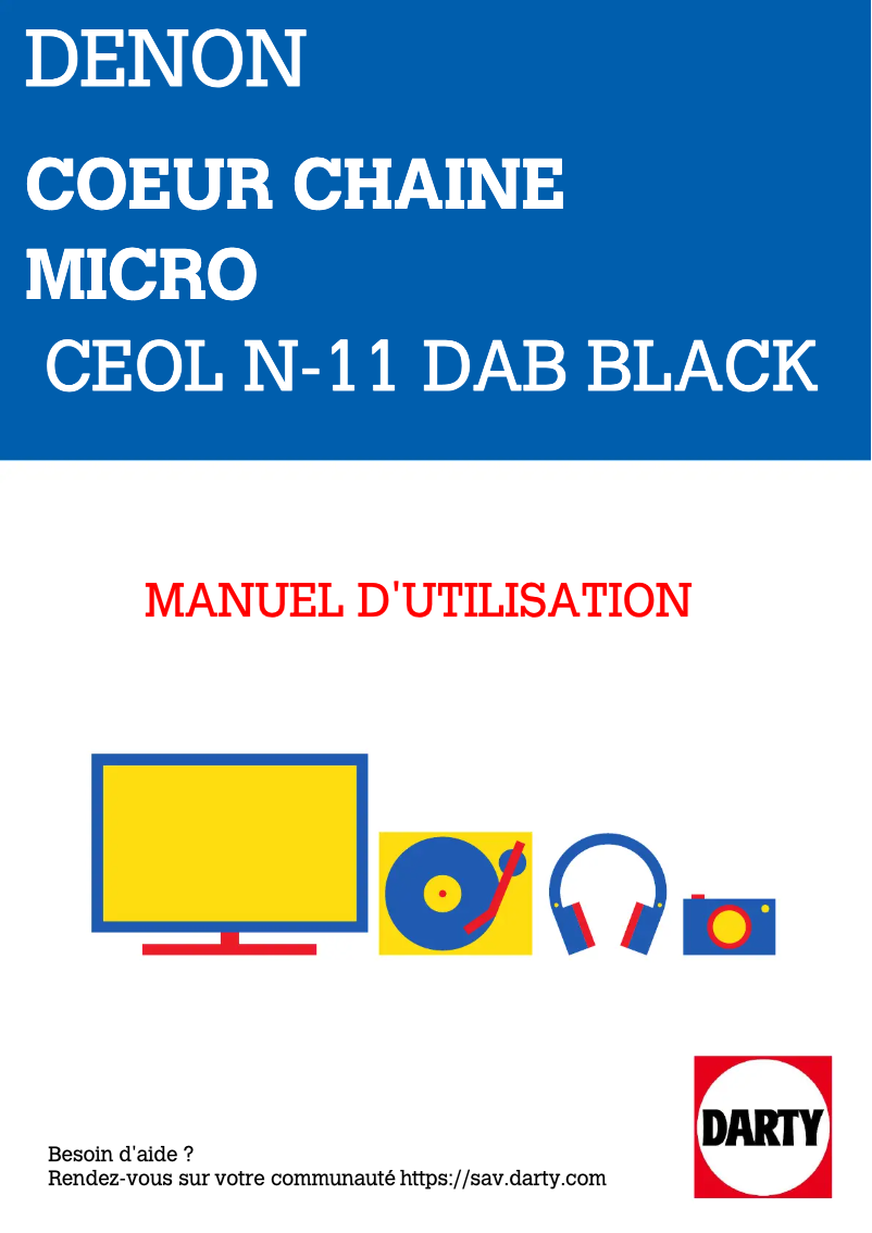 Page n°1 - Manuel utilisateur Denon CEOL