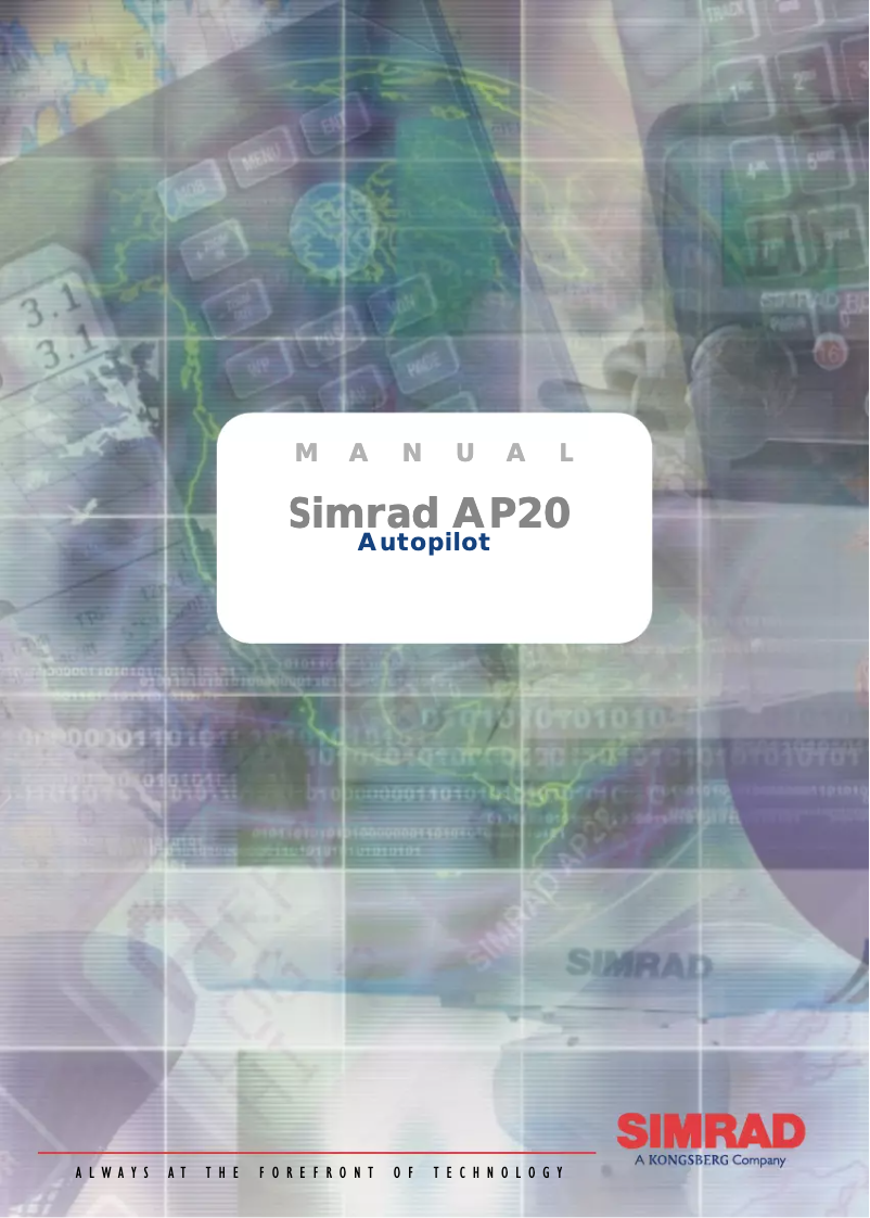 Page n°1 - Manuel utilisateur Simrad AP20
