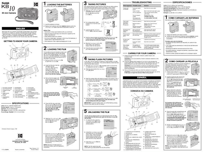 Image de la première page du manuel de l'appareil KB12