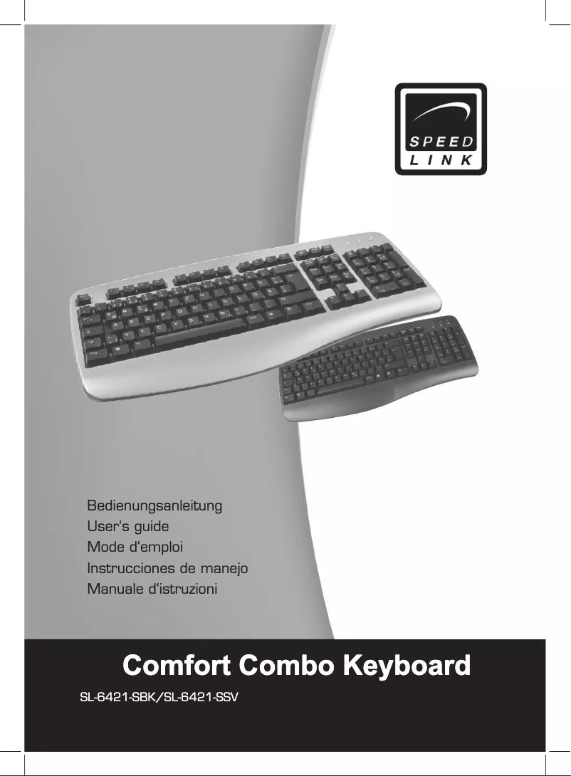 Image de la première page du manuel de l'appareil SL-6421 Comfort Combo
