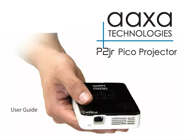 Page n°1 - Manuel utilisateur AAXA Technologies P2 Jr.