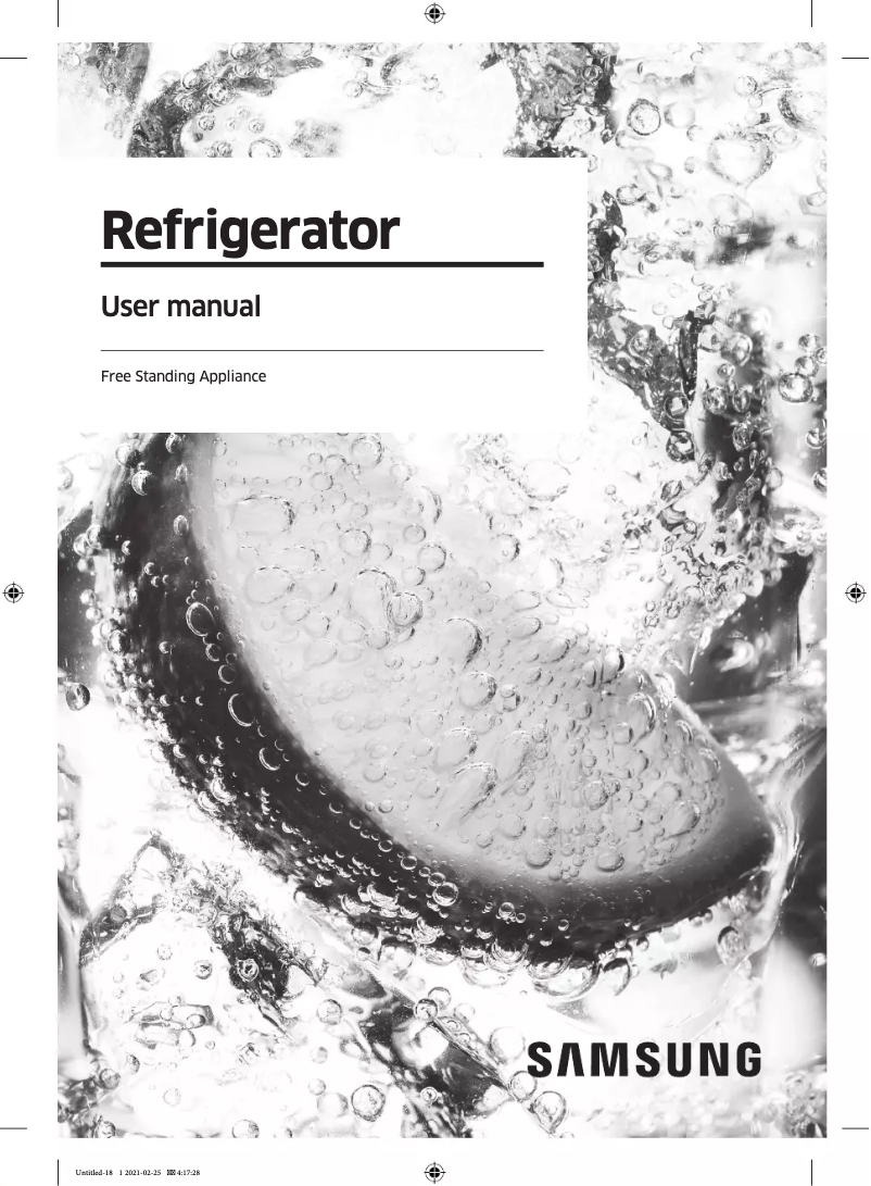 Image de la première page du manuel de l'appareil RT29K5000S9