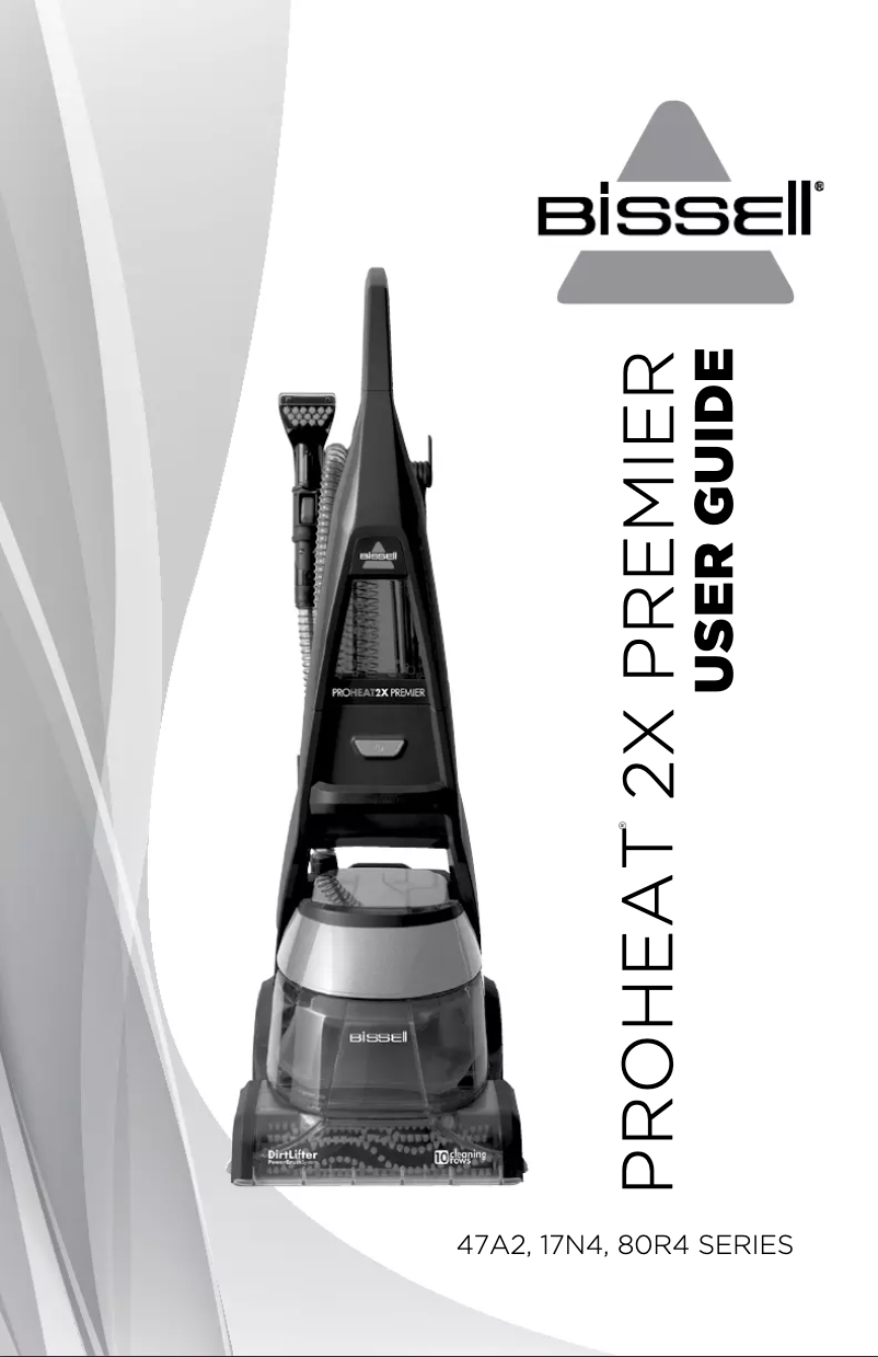 Image de la première page du manuel de l'appareil DeepClean Premier 17N4